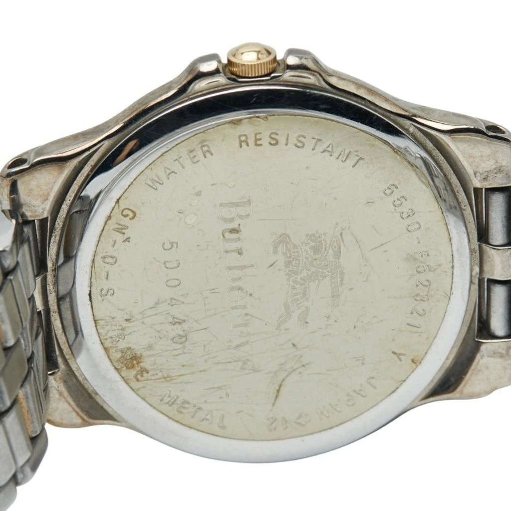 Burberry gold Plated Stainless Steel Wristwatch (Pre-Owned) 4