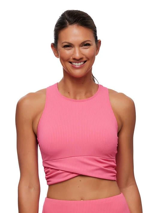 Next By Athena In The Groove Static High Neck Swim Top 1
