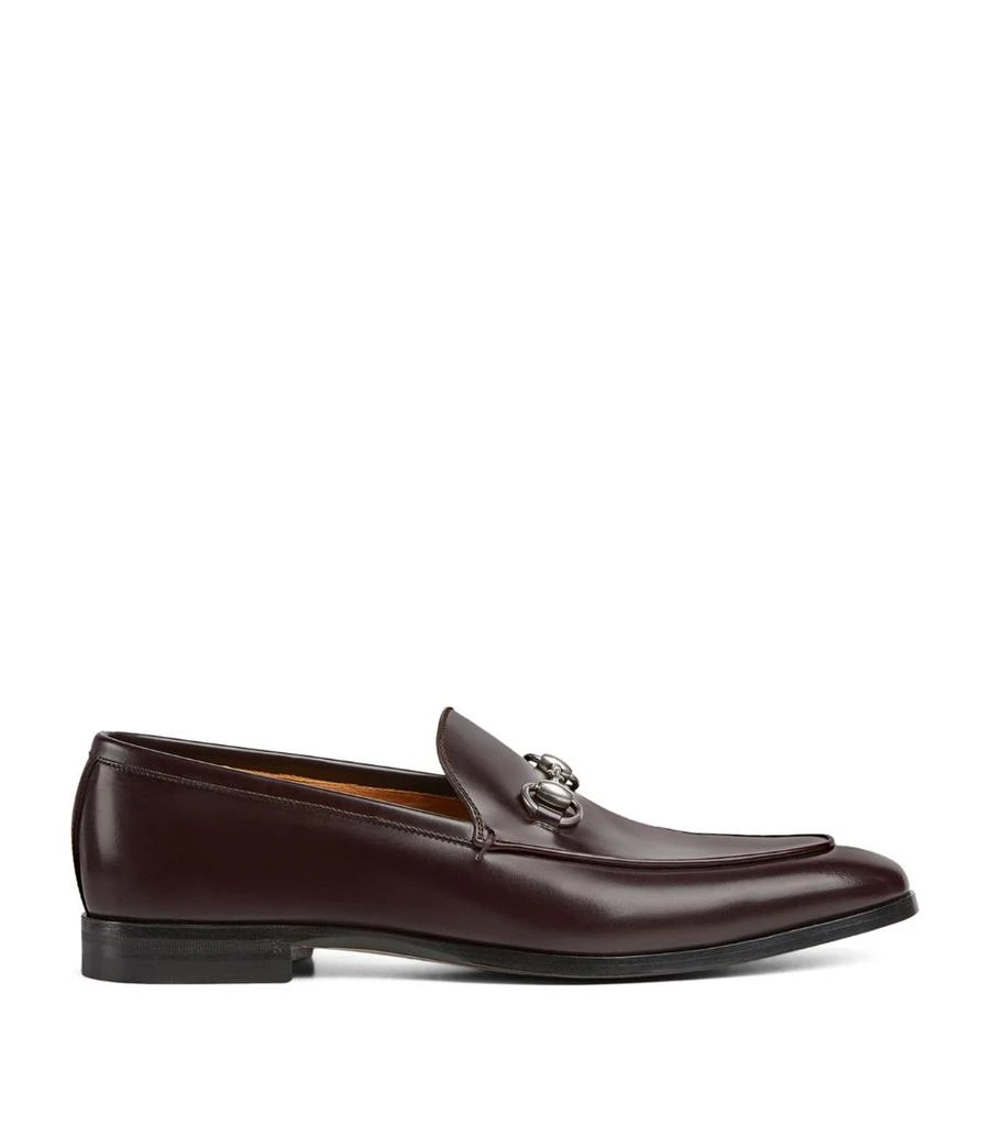 Gucci Leather Horsebit Loafers 1