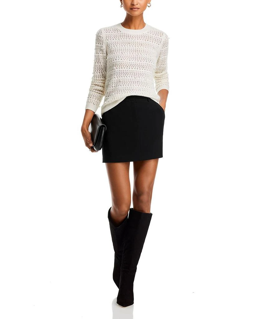 AQUA Embellished Crewneck Sweater - Exclusive 2