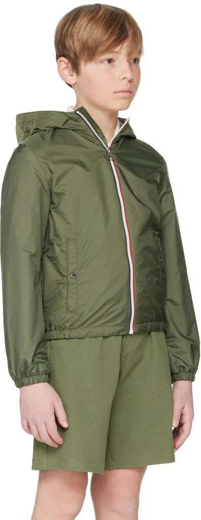 Moncler Big Kids Khaki New Urville Hooded Rain Jacket 2