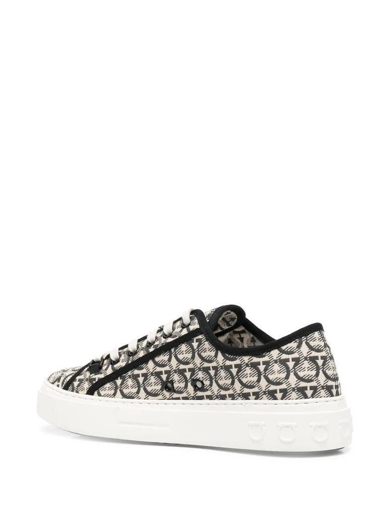Salvatore Ferragamo Ferragamo Anson Gancini-Jacquard Sneakers