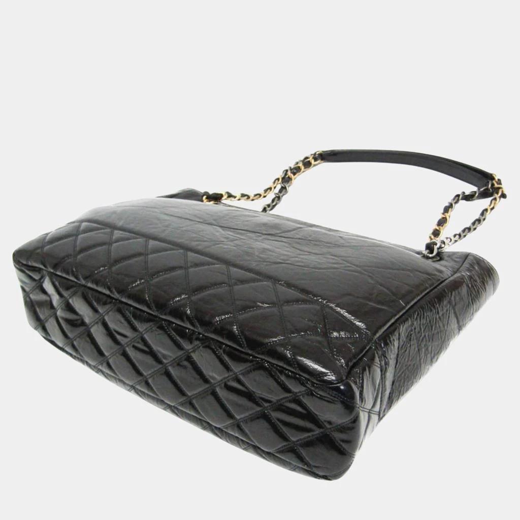 Chanel Chanel Black Leather Chain Tote Bag 5