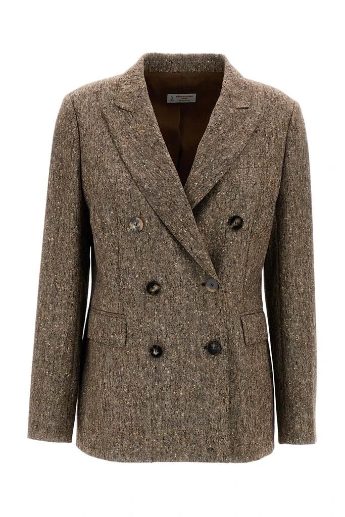 Alberto Biani Structured Brown Jacket