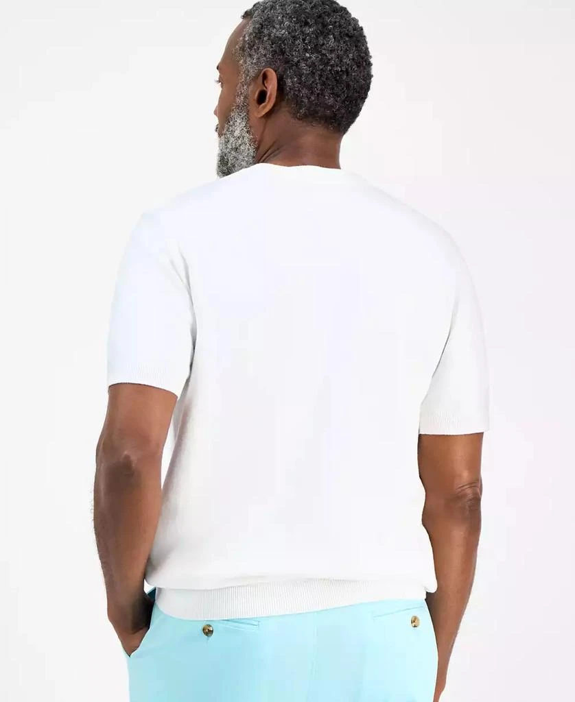 Club Room Men's Short-Sleeve Lobster Water Cotton Sweater T-Shirt, Exclusively at Macy's 5
