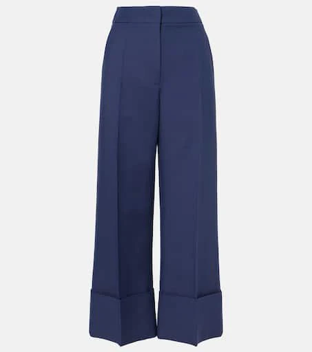 Valentino Crepe Couture wide-leg pants 1