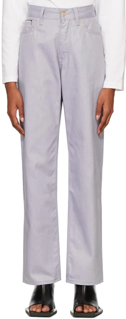 Eytys SSENSE Exclusive Purple Benz Jeans 1