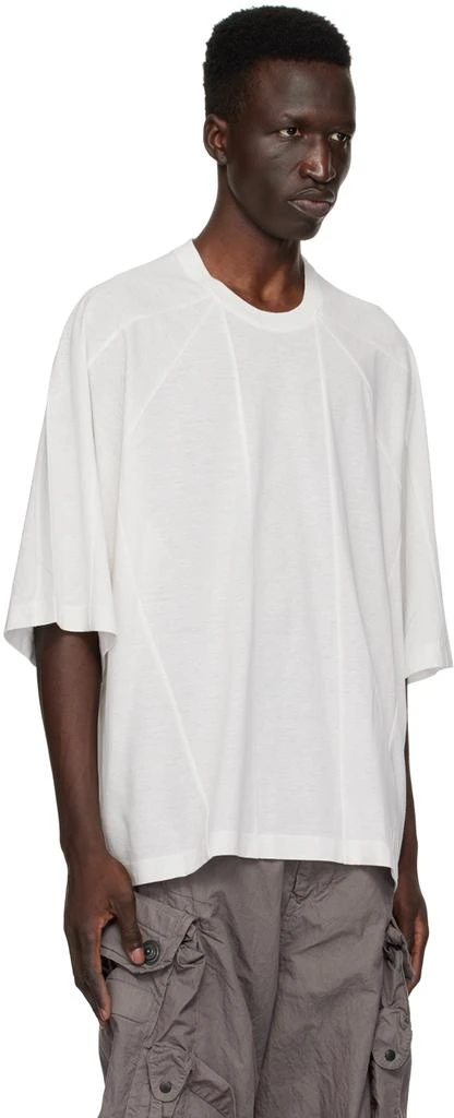 Julius Off-White Paneled T-Shirt 2
