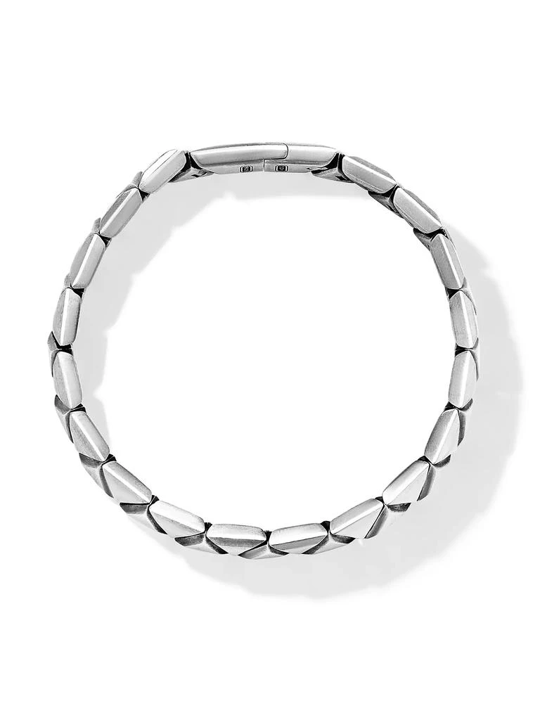 David Yurman Faceted Link Triangle Bracelet in Sterling Silver 2