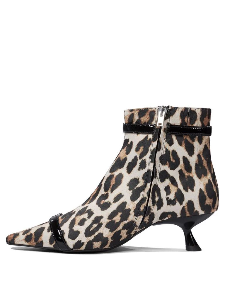 Ganni Ganni Leopard Ankle Boots 3