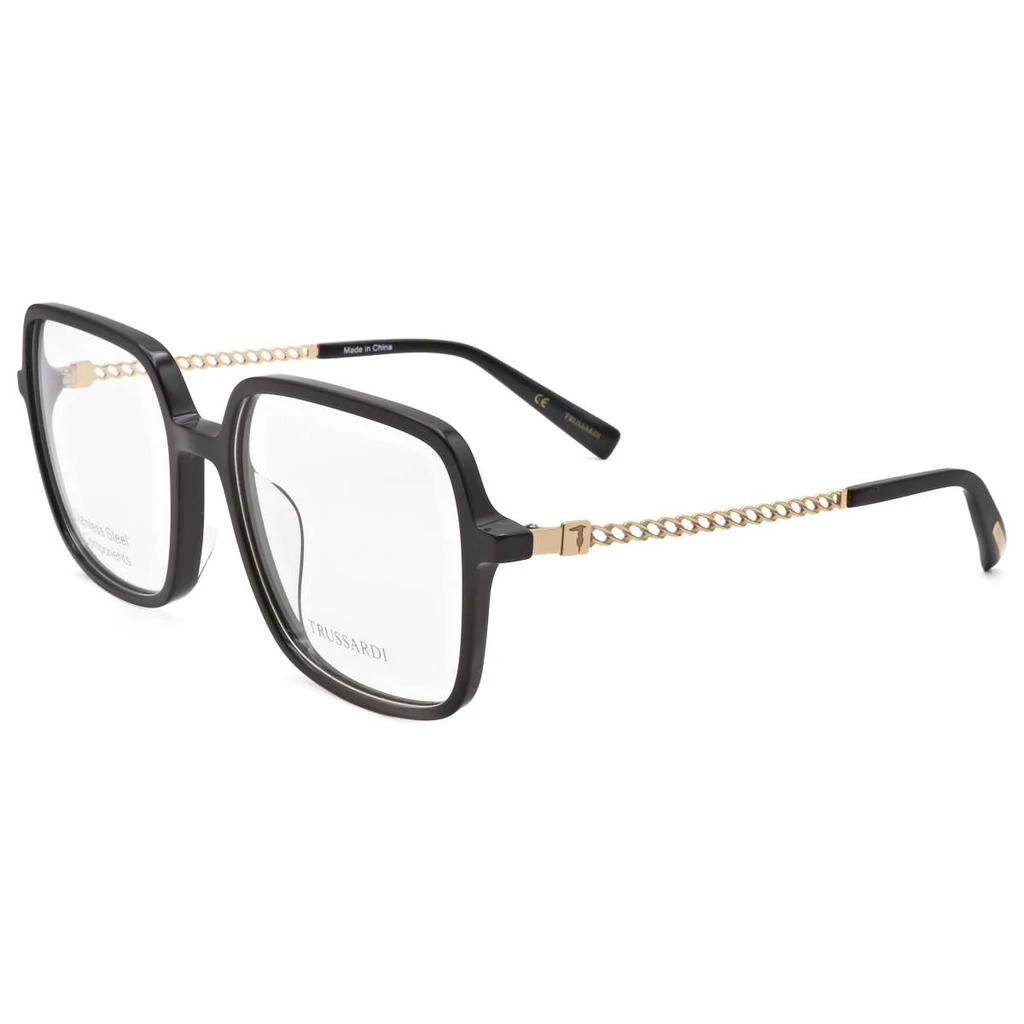 TRUSSARDI Trussardi Men's Black Rectangular Opticals 1