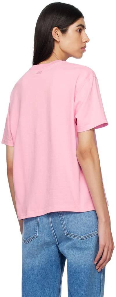AMI Paris Pink Ami de Cœur T-Shirt 3