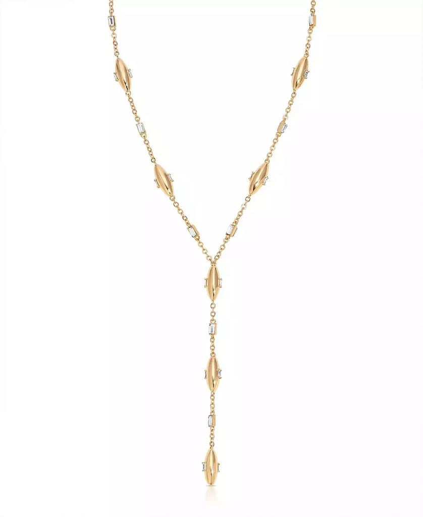 Ettika Jewelry Oval Dome Lariat Necklace 1