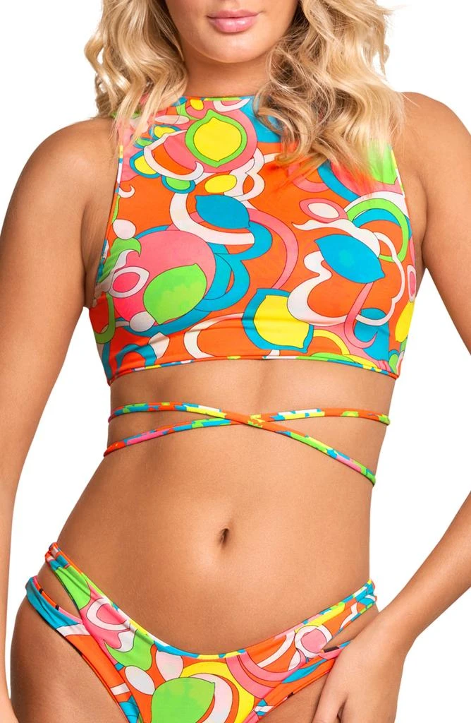 Maaji '90s Floral Chic Bikini Top 3