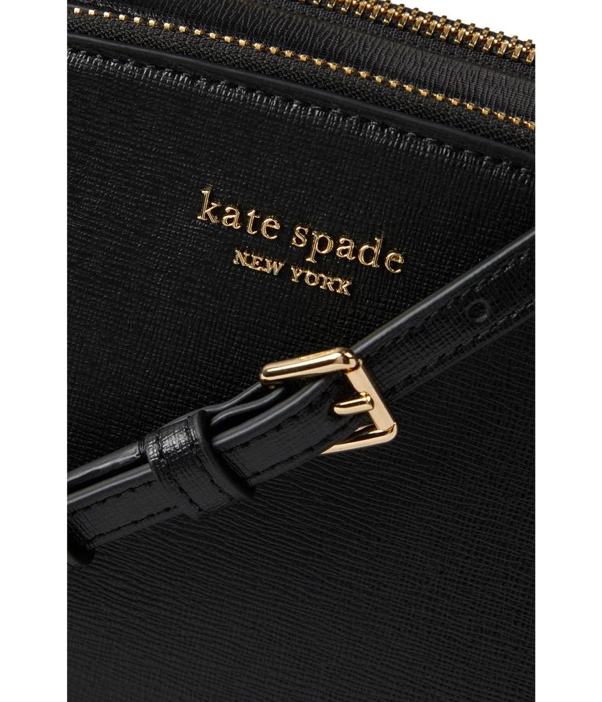 Kate Spade Devin Saffiano Leather Double Zip Dome Crossbody 4
