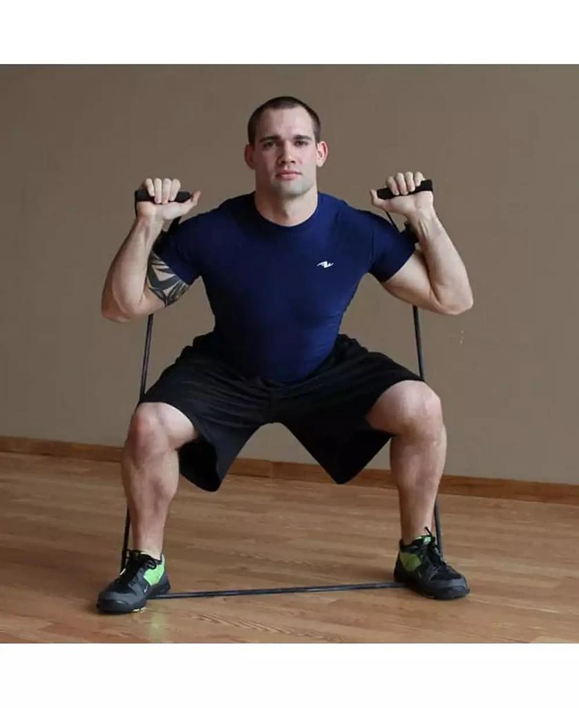 Prism Fitness 400-150-031-1 Smart Necessity Resistance Band Exercise Mat Bundle 5