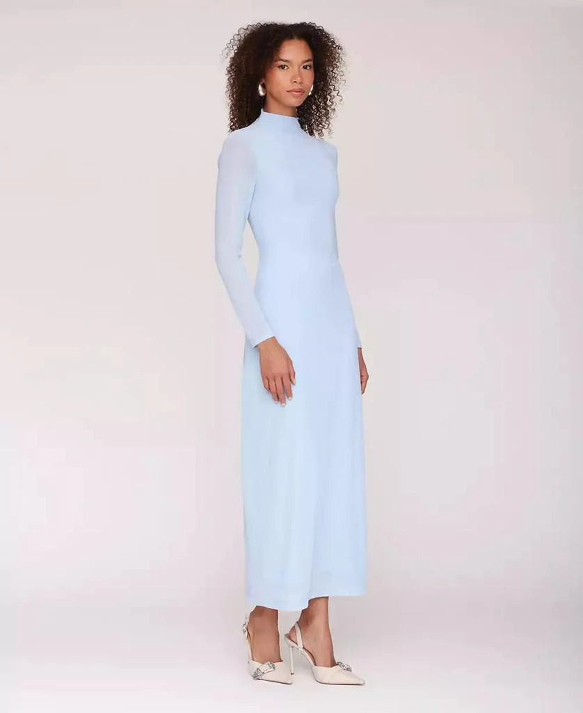 hi low maxi dresses Caelyn Blue Tiered Maxi Dress