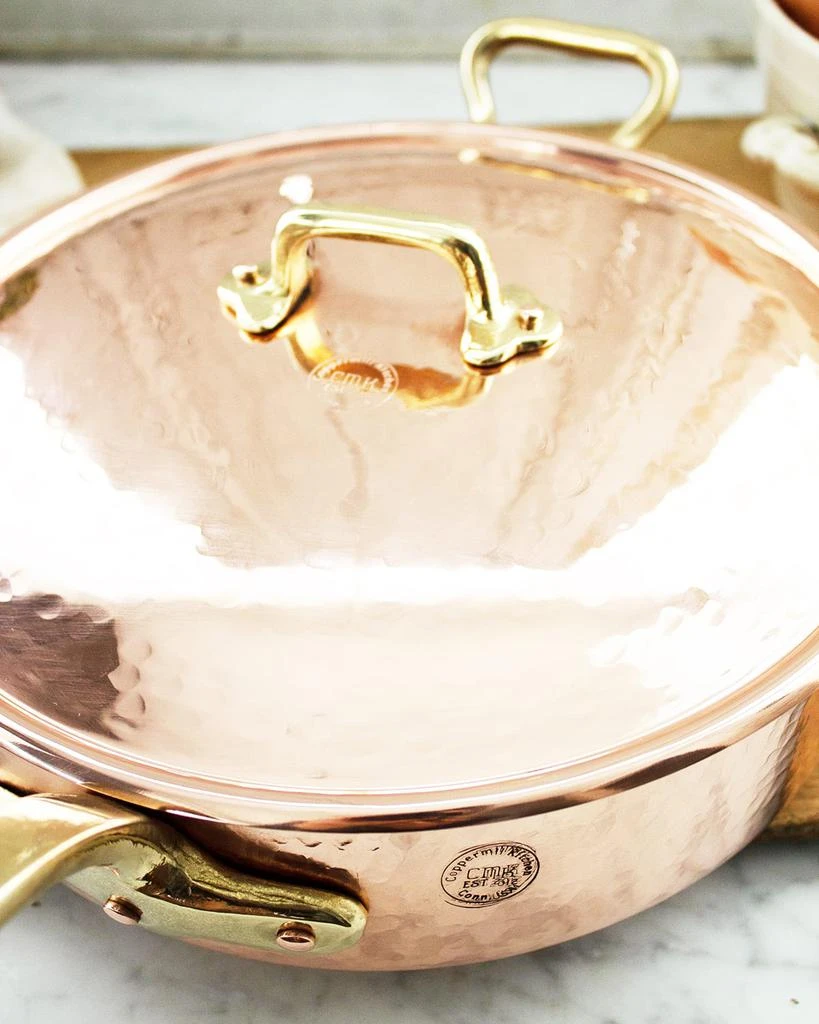 Coppermill Kitchen Vintage Inspired Large Saute Pan with Lid 2
