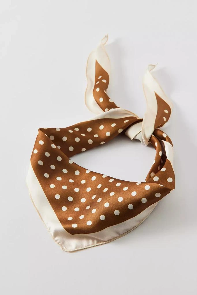 Urban Outfitters Polka Dot Satin Headscarf 2
