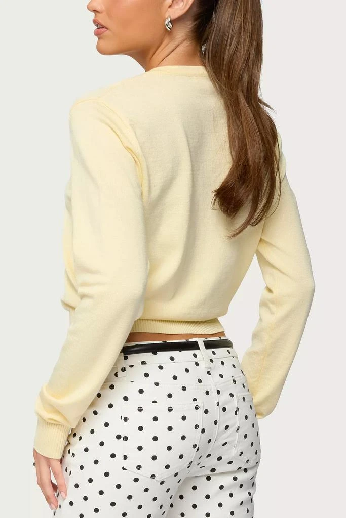 Edikted Edikted Yolana Henley Light Knit Sweater 5