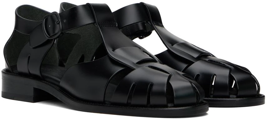 HEREU Black Pesca Sandals 4