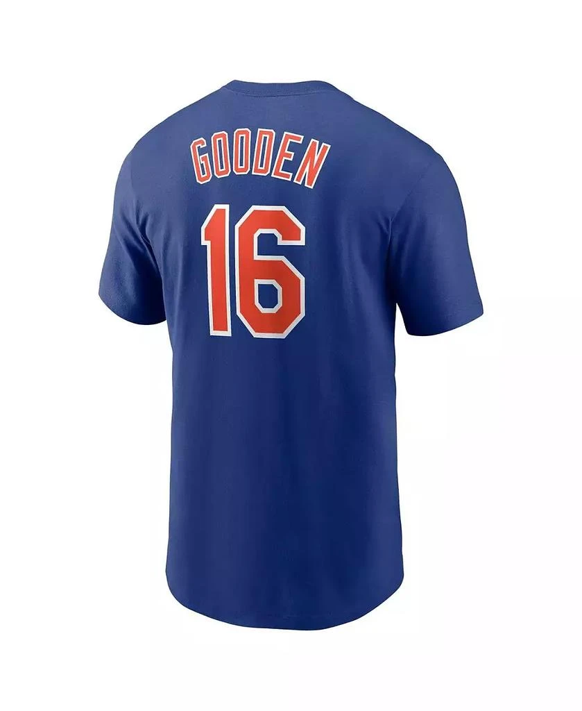 NIKE Men's Dwight Gooden Royal New York Mets Cooperstown Collection Fuse Name Number Retirement T-Shirt 2