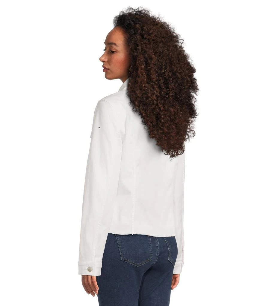 NYDJ Frayed Hem Denim Jacket 3