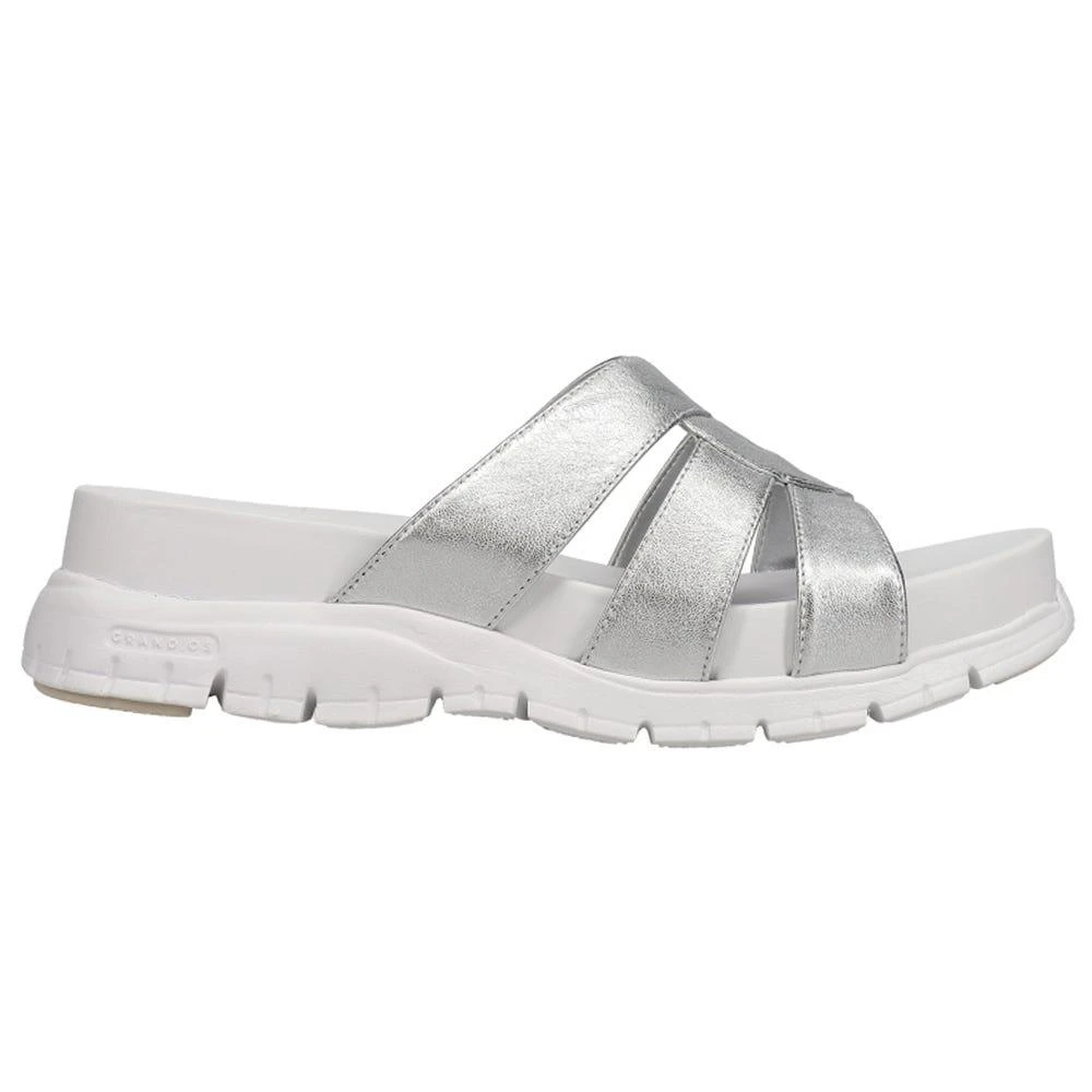 Cole Haan Zerogrand Slotted Metallic Slide Sandals 1