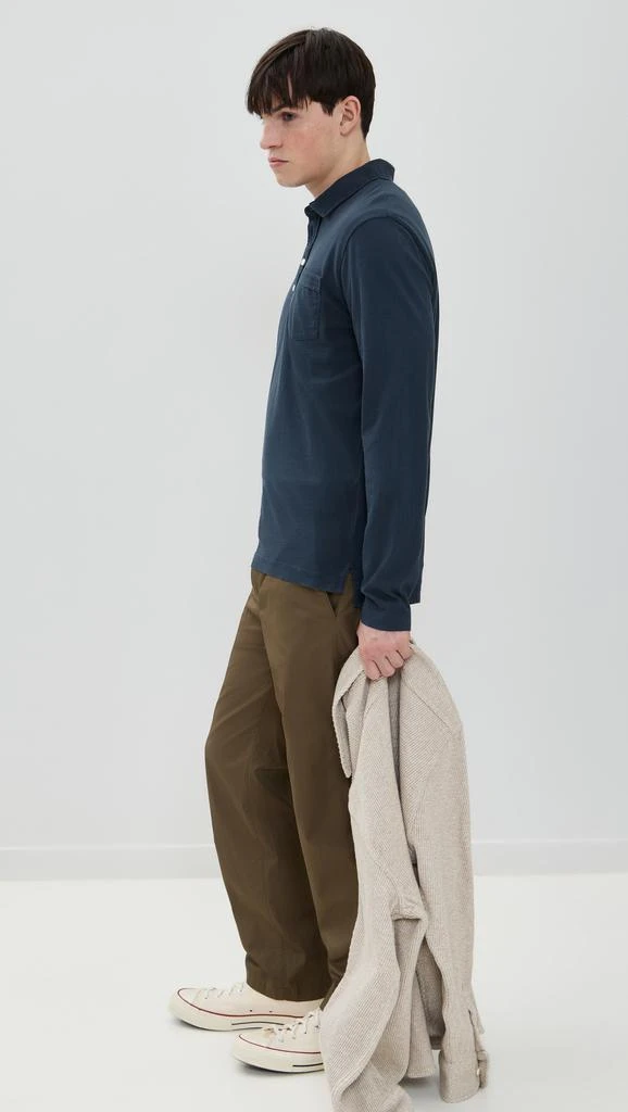 Billy Reid Long Sleeve Pensacola Polo 3