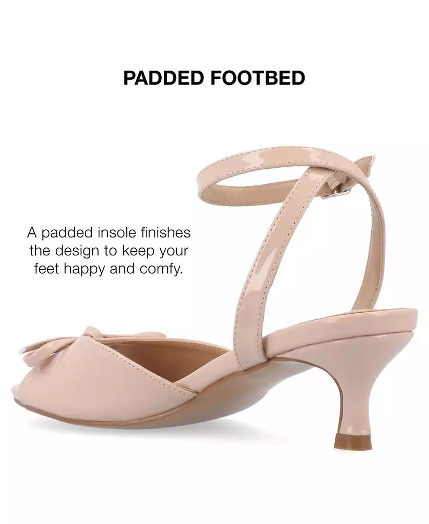 Journee Collection Women's Jennifer Ankle Strap Sandals 8