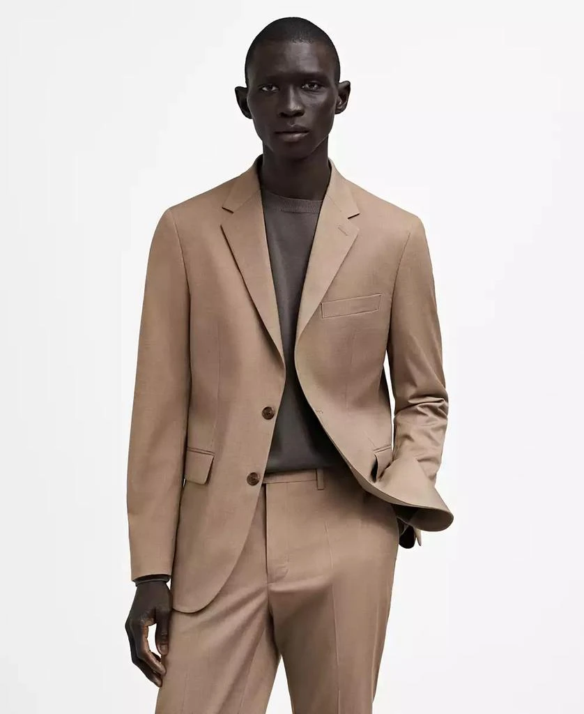 Mango Men's Slim-Fit Suit Blazer 1