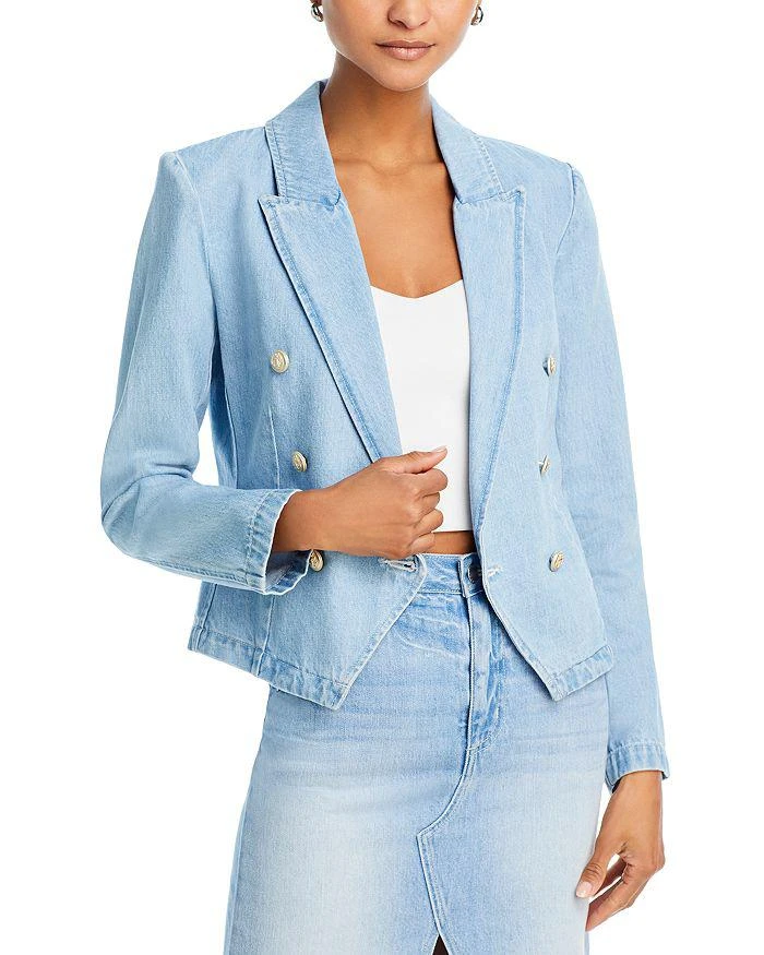 L'Agence Robbie Denim Blazer 1