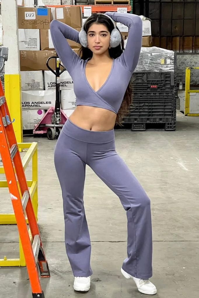 Los Angeles Apparel 8300GD - Garment Dye Yoga Legging 19