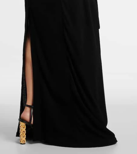 Givenchy Halterneck crêpe jersey gown 6