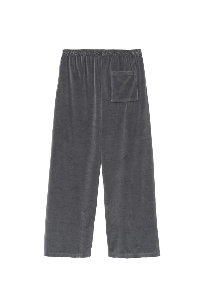 Los Angeles Apparel VLR445GD - Garment Dye Velour Open Bottom Sweatpants 24