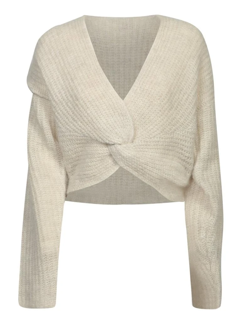 IRO Iro Ferisse V-Neck Cropped Sweater 1