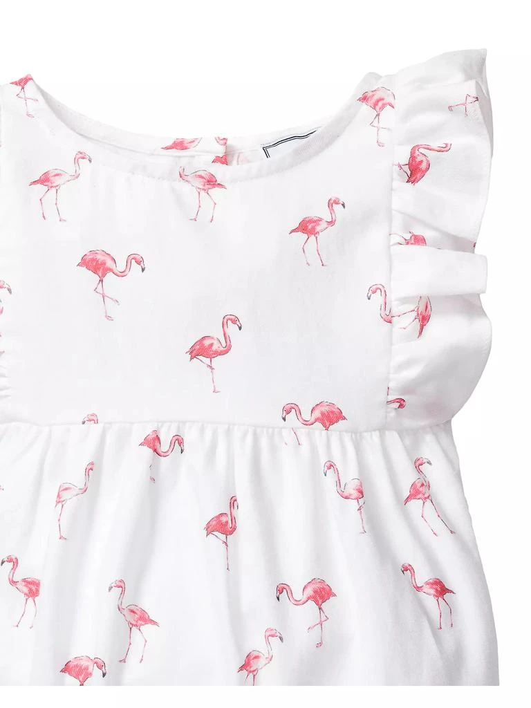Petite Plume Baby Girl's Flamingo Print Ruffled Romper 3