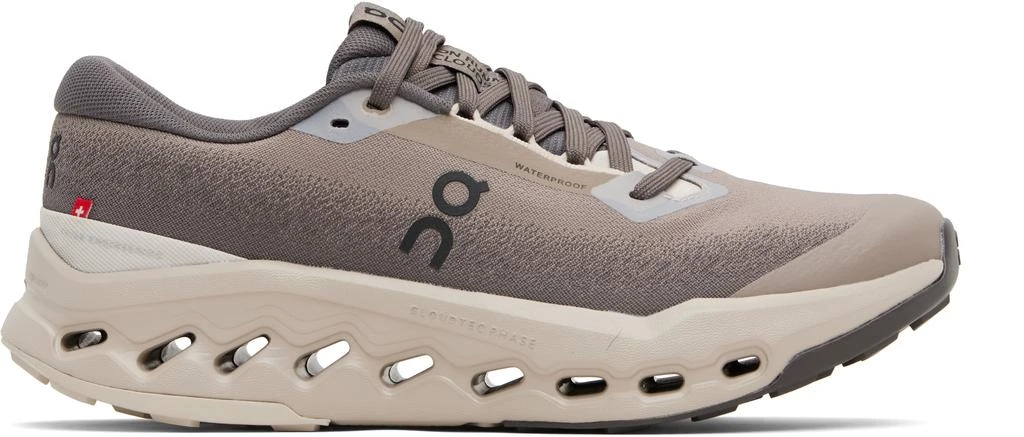 On Gray Cloudsurfer Trail 2 Waterproof Sneakers 1