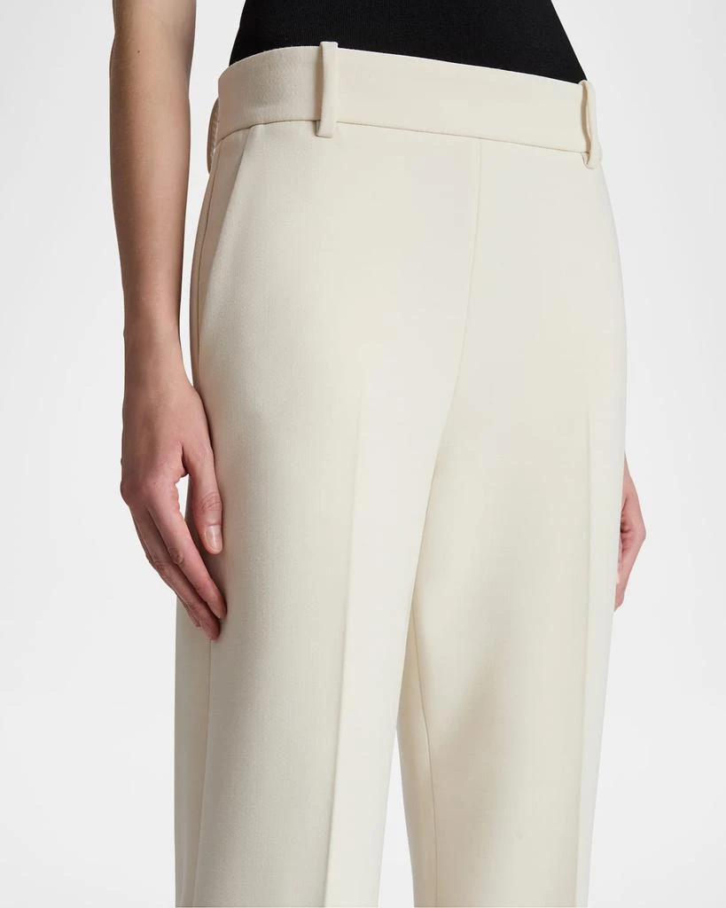 Khaite Cambie Straight-Leg Crepe Pants 6