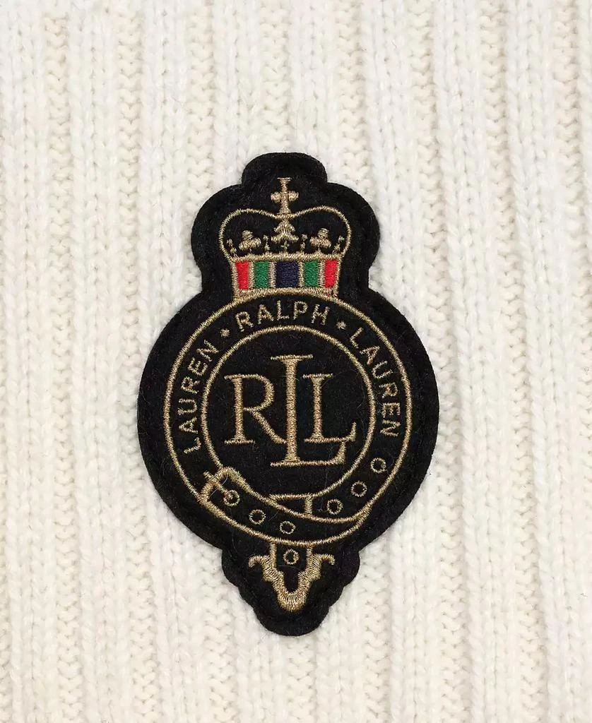 Ralph Lauren Cable Crest Patch Scarf 3