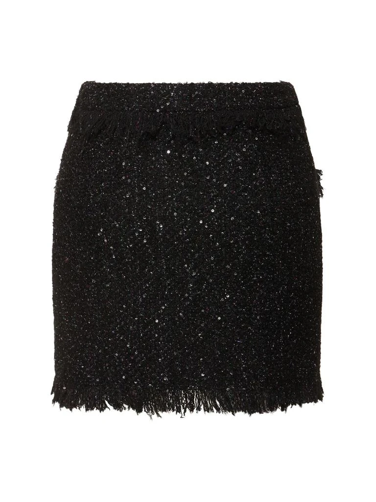 MSGM Tweed Mini Skirt 4