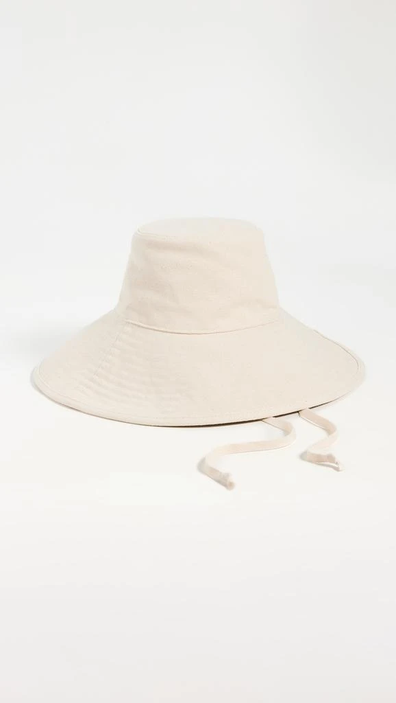 Canvas Sun Hat with Removable Twill Chinstrap Hat Attack Livvy Canvas Sun Hat with Removable Twill  main image 3