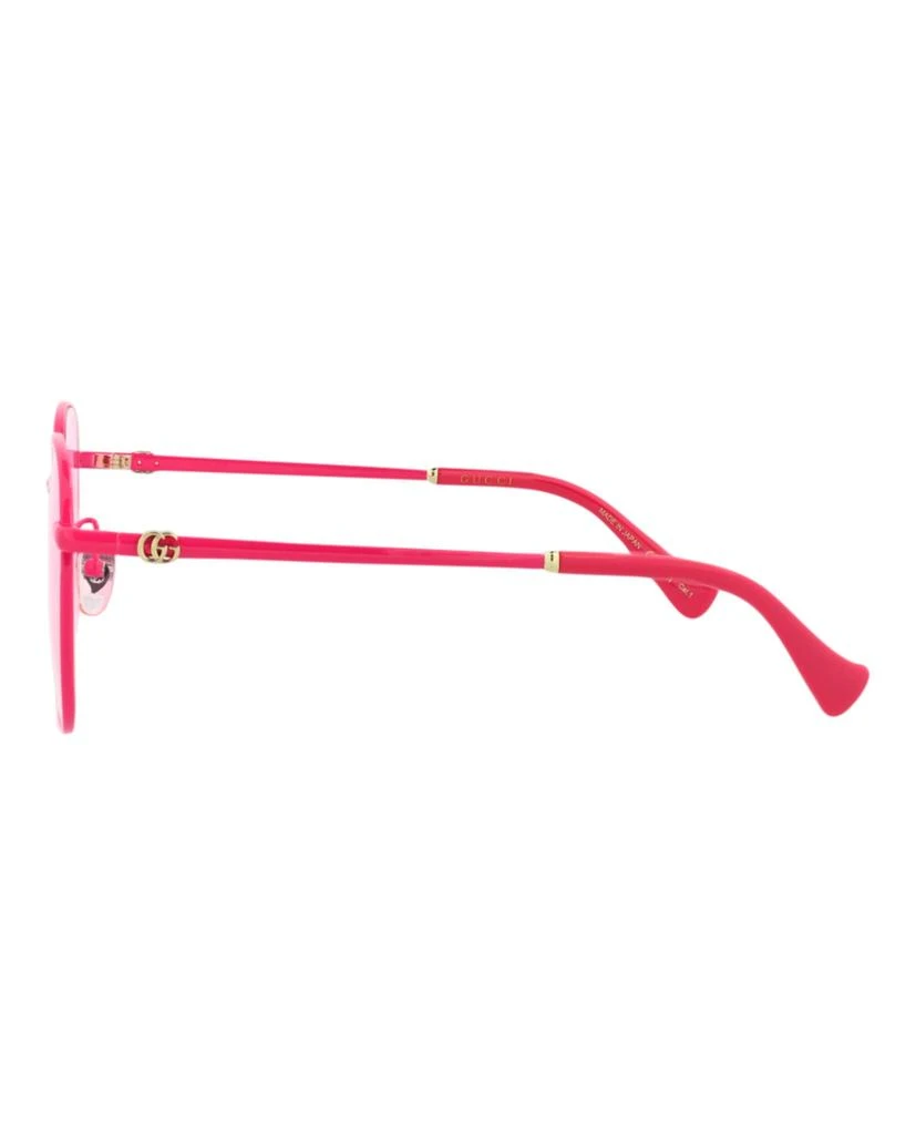 Gucci Round-Frame Metal Sunglasses 3