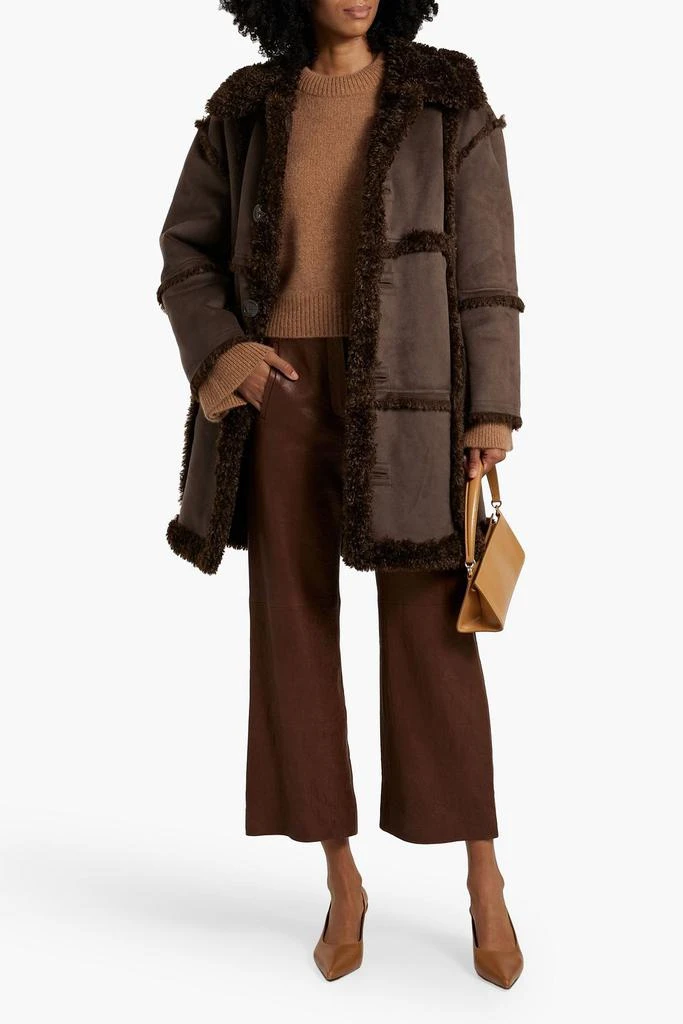 STAND STUDIO Samira reversible faux shearling coat 5