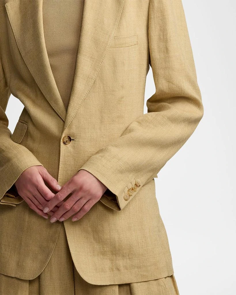 Ralph Lauren Russell Silk-Linen Twill Jacket 8