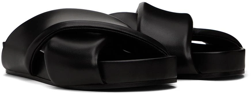 Jil Sander Black Padded Slides 4