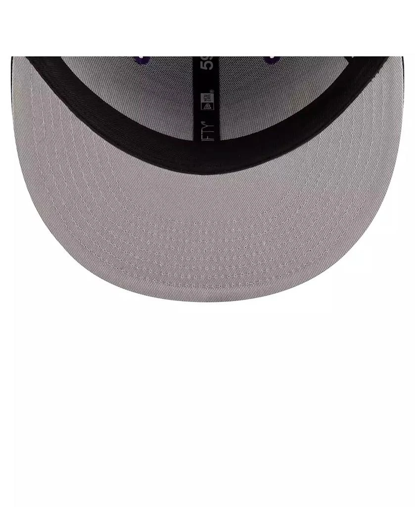 New Era Men's Purple, Black Sacramento Kings 2024/25 Classic Edition Jersey Hook 59FIFTYFitted Hat 4
