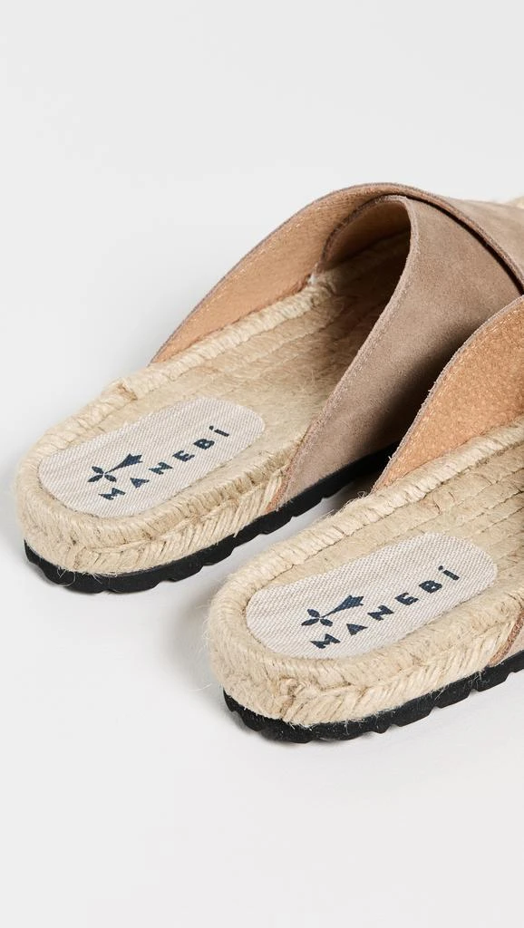 Manebi Crossed Band Espadrille Sandals 2