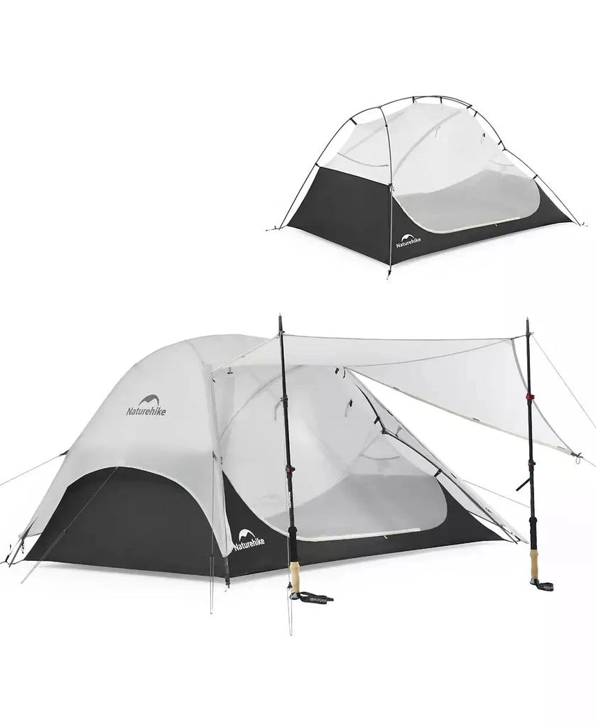 Naturehike Star River UL 2 Person Backpacking Tent, Double Layer Waterproof Two Person Tent, Lightweight Backpacking Cycling 2 Person Tent 1