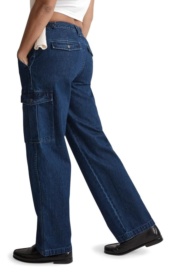 Madewell Low-Slung Straight Cargo Jeans 3